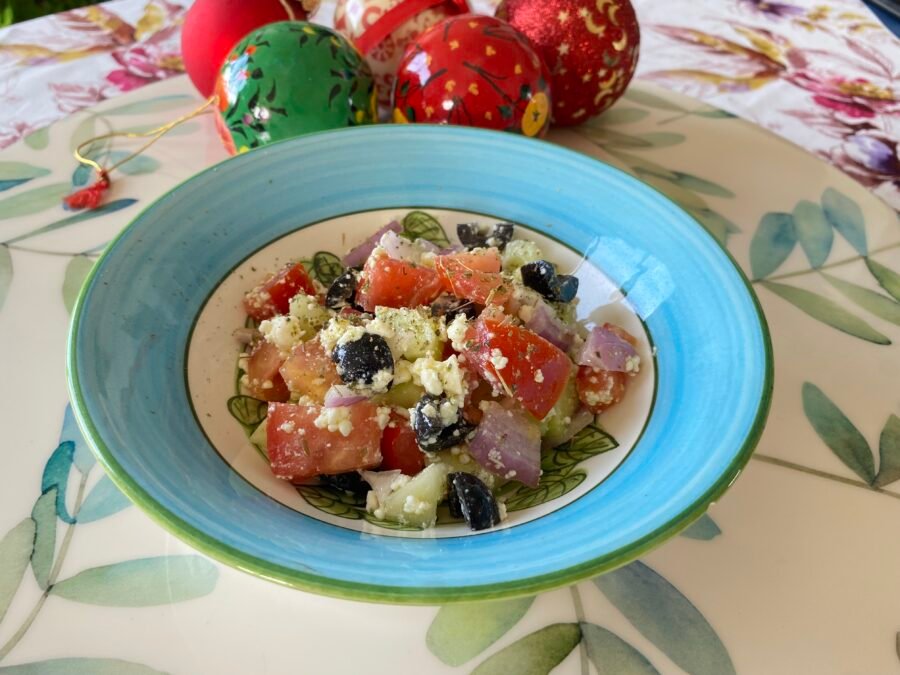 Foto de nuestra ensalada griega