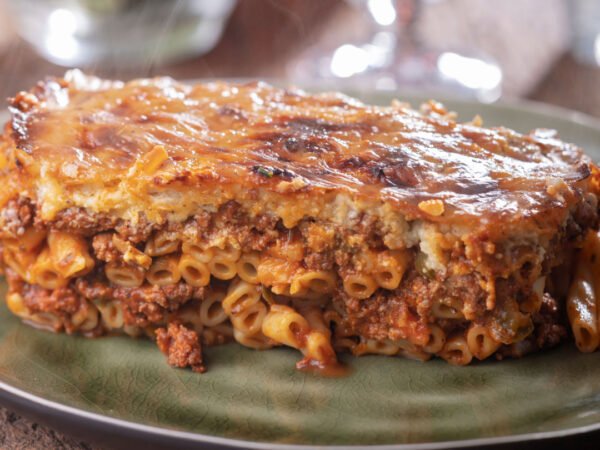 Pastitsio close up